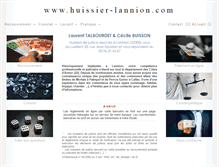Tablet Screenshot of huissier-lannion.com